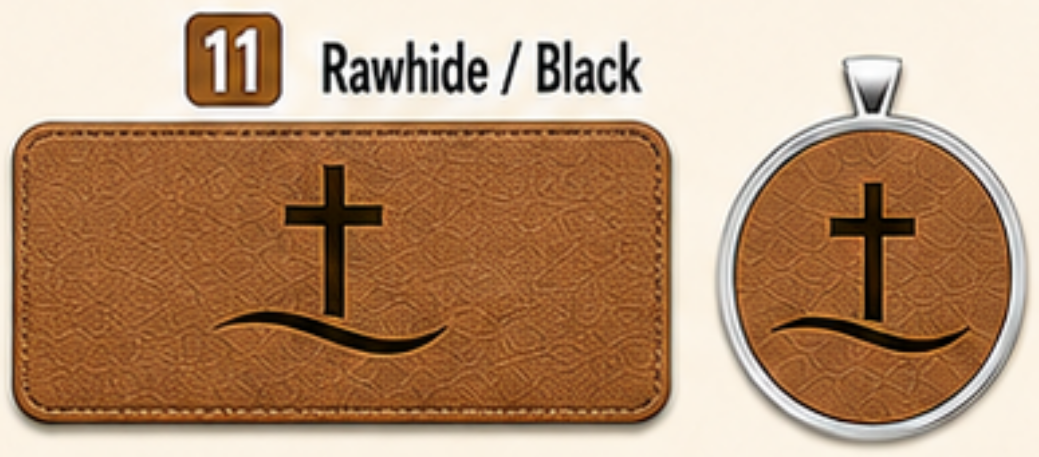 Yeshua Hamashiach Leatherette Patch